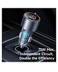 Cargador Auto 75w 2 Puerto USB - Tipo C  - thumbnail 6