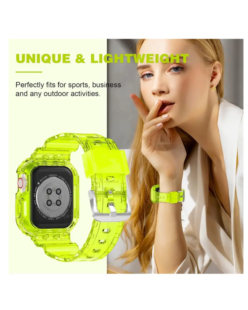Correa Protectora Silicona Completa Para Apple Watch  42MM 44MM 45MM 8
