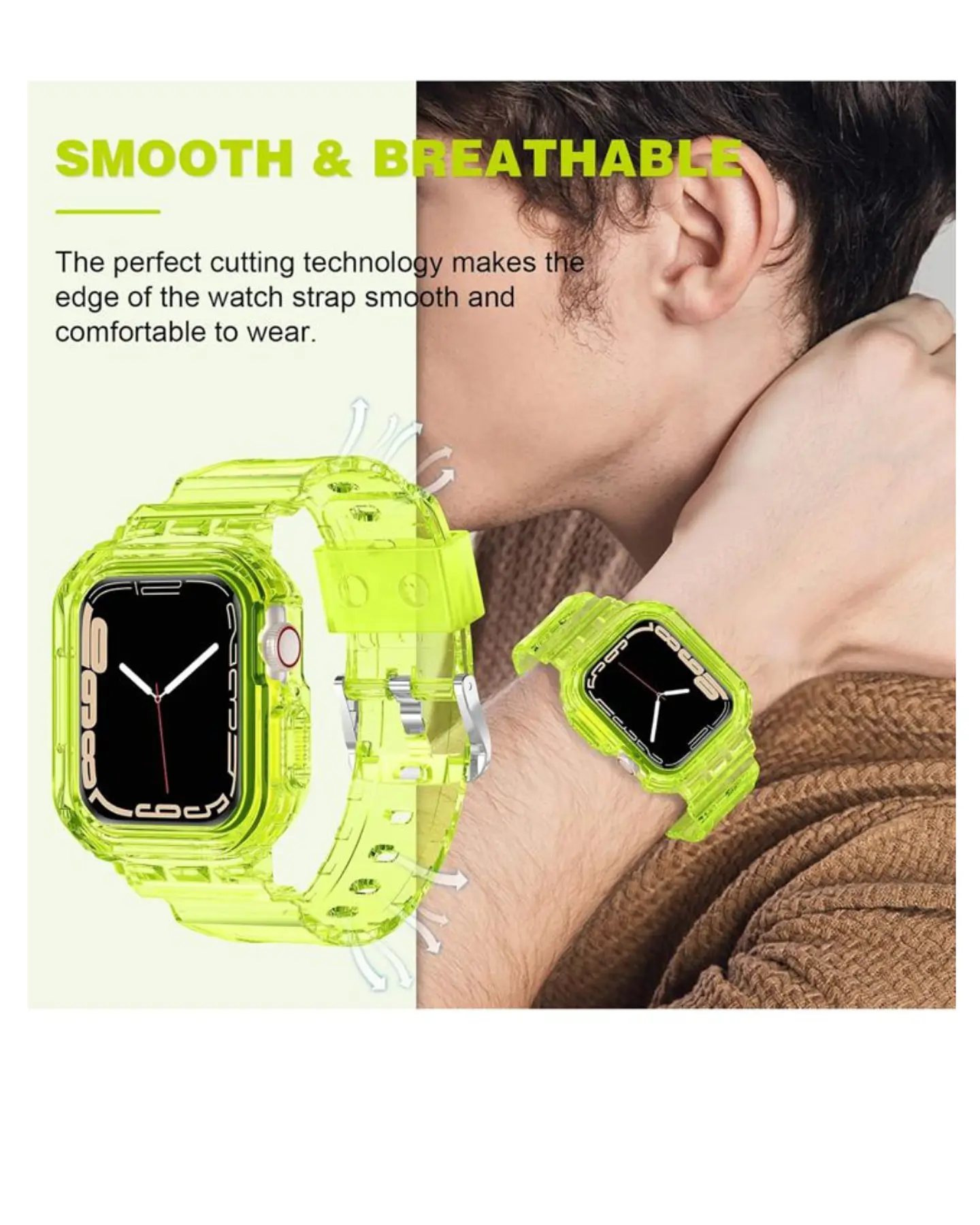 Correa Protectora Silicona Completa Para Apple Watch  42MM 44MM 45MM 9