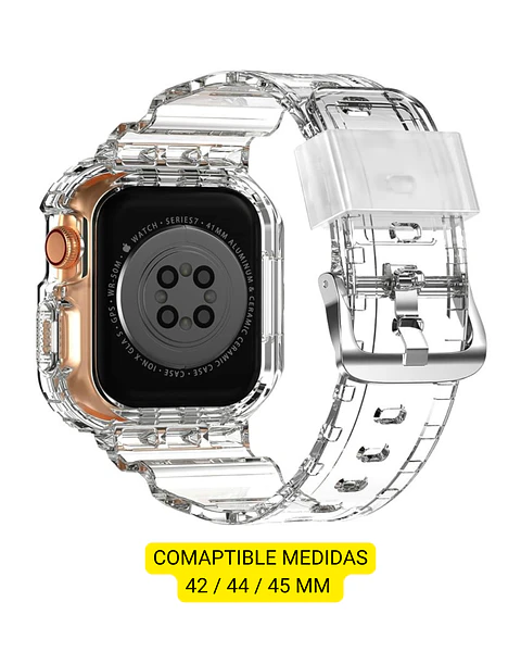 Correa Protectora Silicona Completa Para Apple Watch  42MM 44MM 45MM