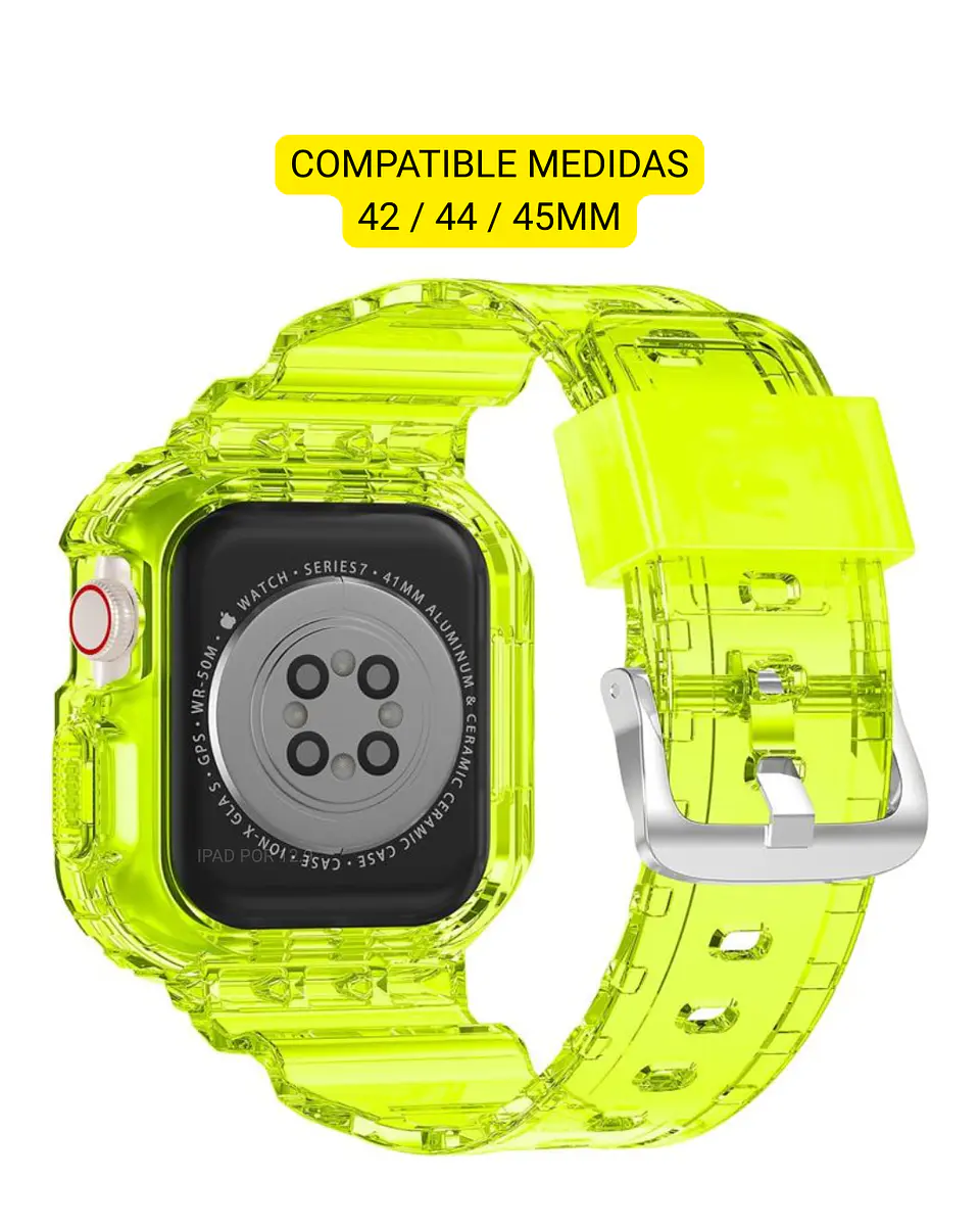 Correa Protectora Silicona Completa Para Apple Watch  42MM 44MM 45MM 6