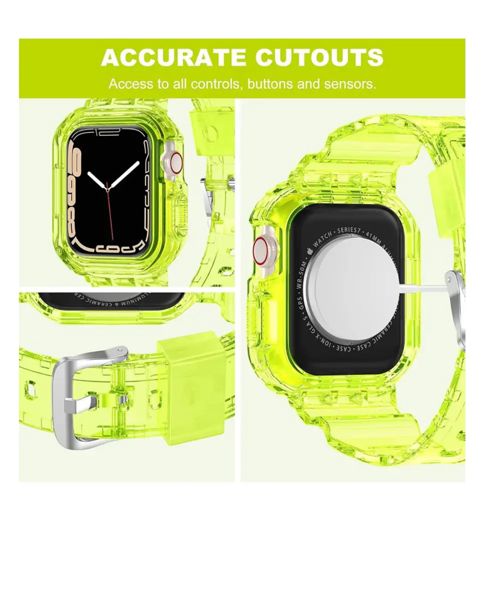 Correa Protectora Silicona Completa Para Apple Watch  42MM 44MM 45MM 7