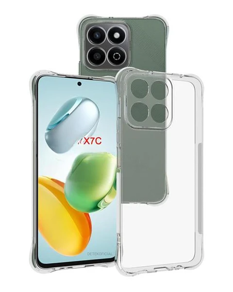 Carcasa Transparente Reforzada Para Honor X7C