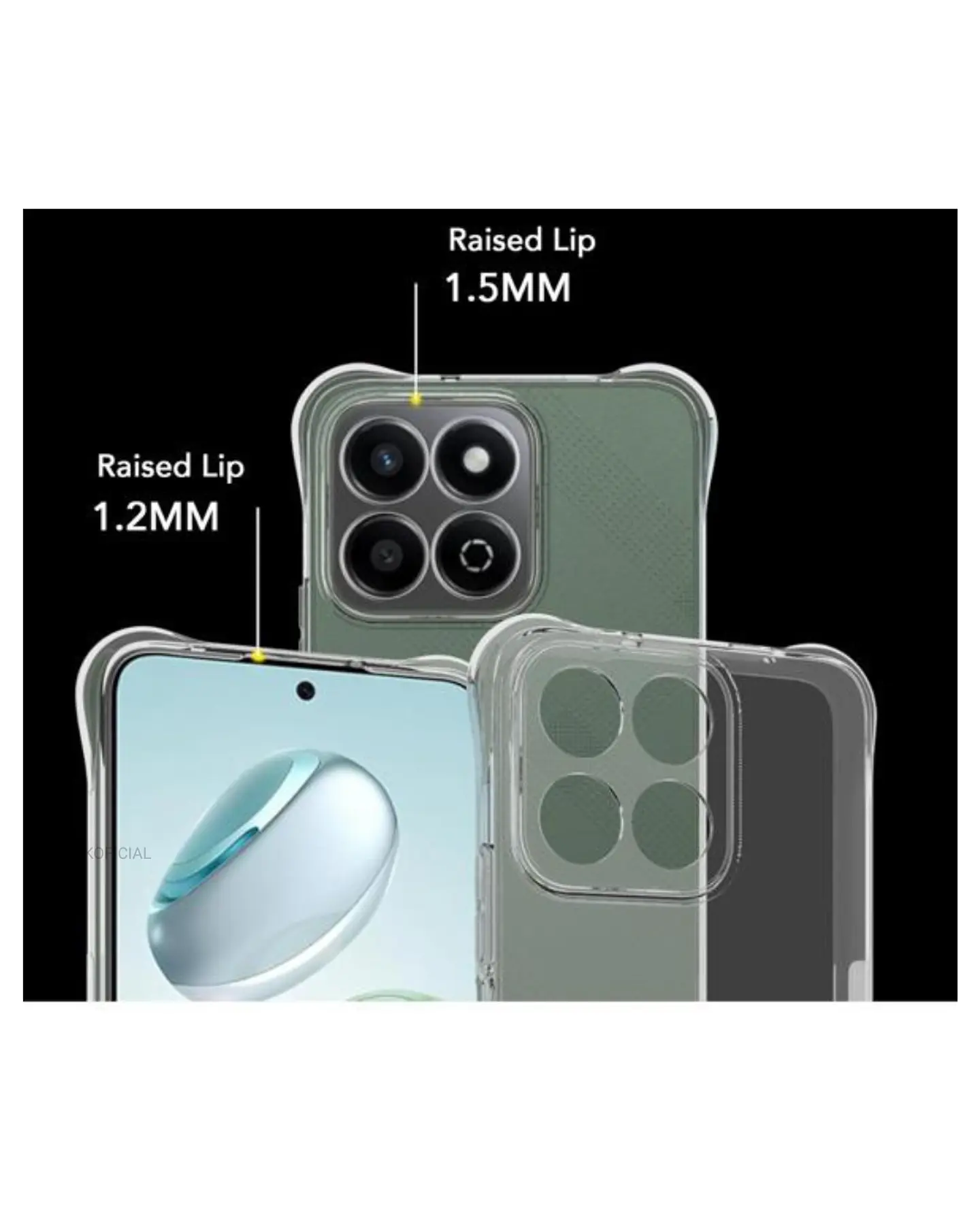 Carcasa Transparente Reforzado Para Honor 200 Smart  3