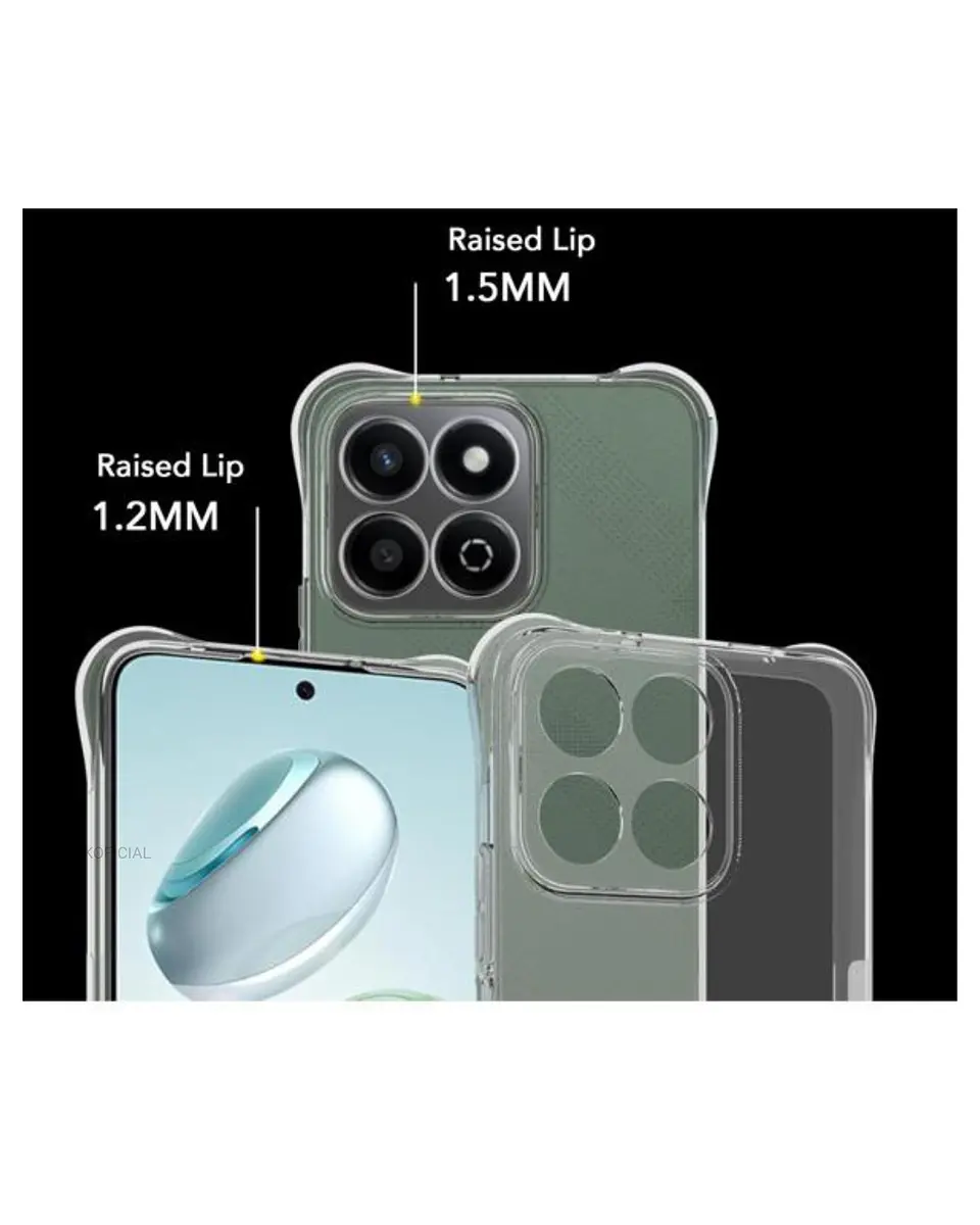 Carcasa Transparente Reforzado Para Honor 200 Smart  3