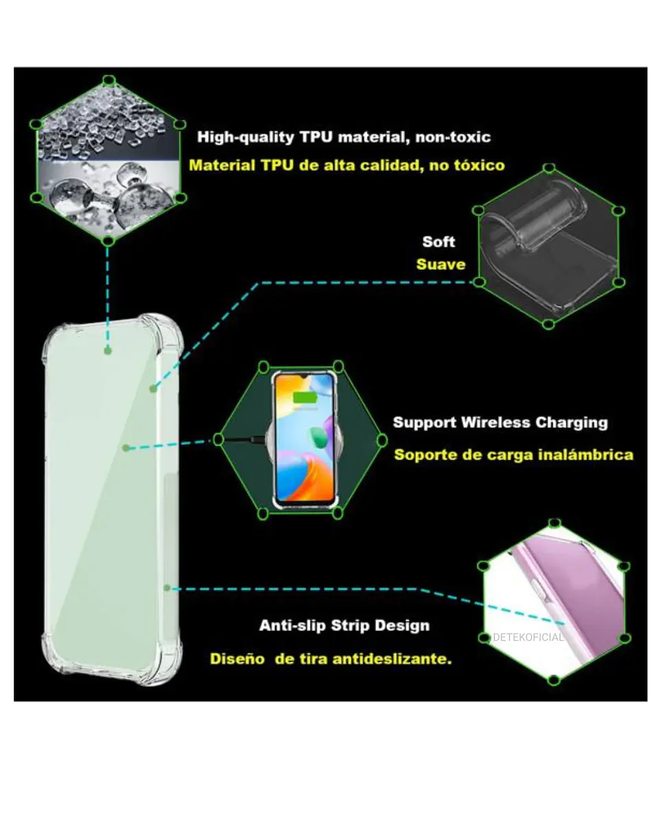 Carcasa Transparente Reforzado Para Honor 200 Smart  5