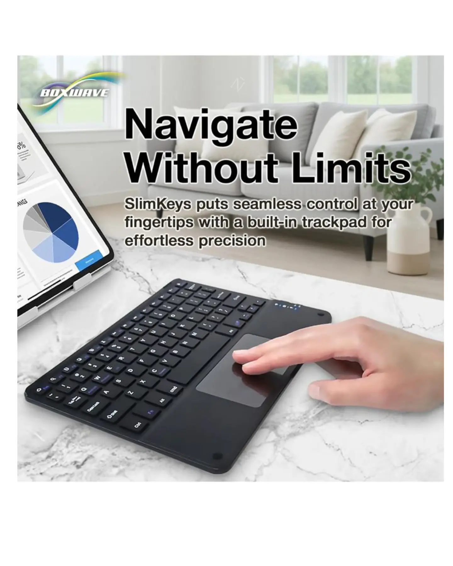 Teclado Bluetooth Con Touchpad (Mouse) 11 pulgadas  6