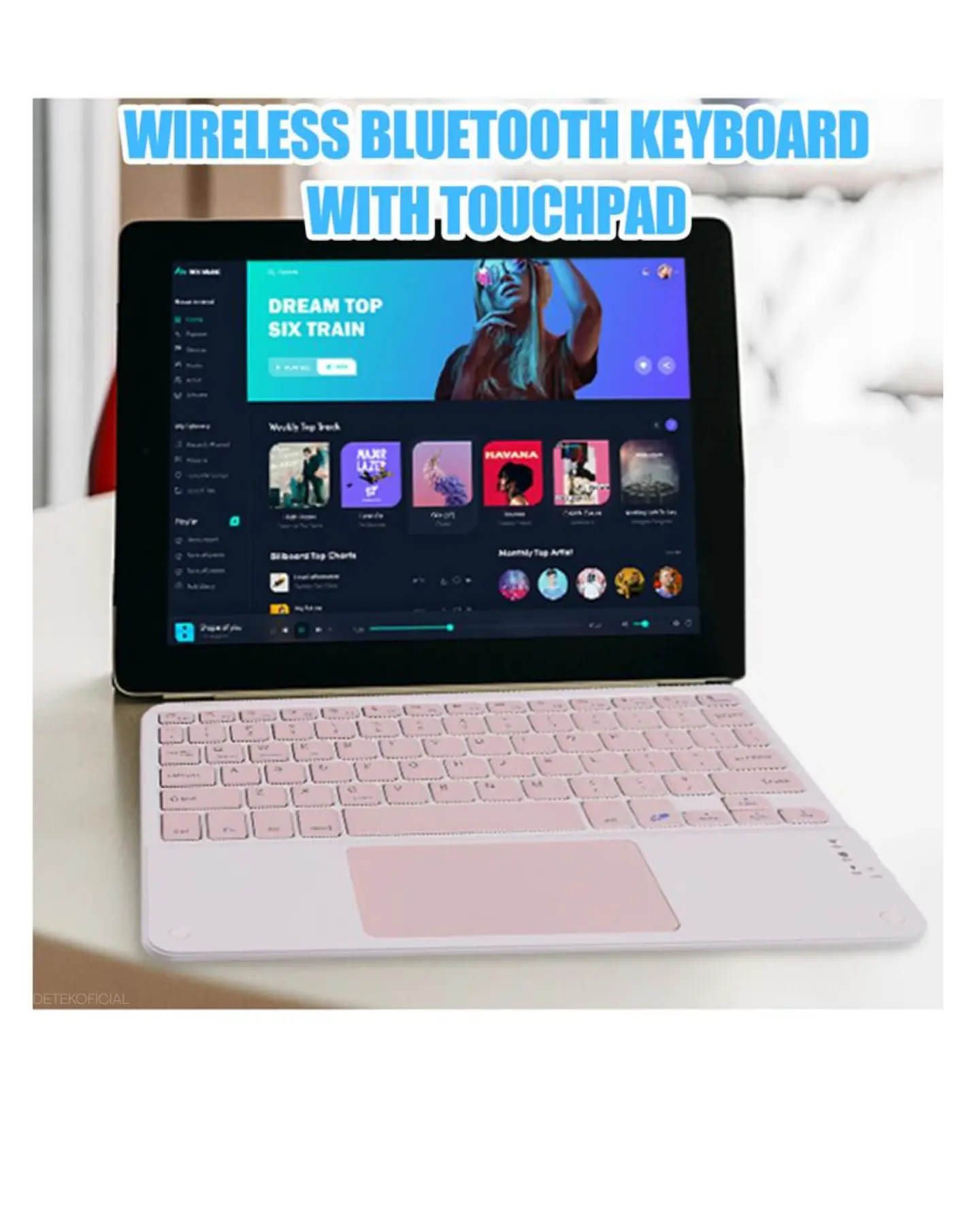 Teclado Bluetooth Con Touchpad (Mouse) 11 pulgadas  13