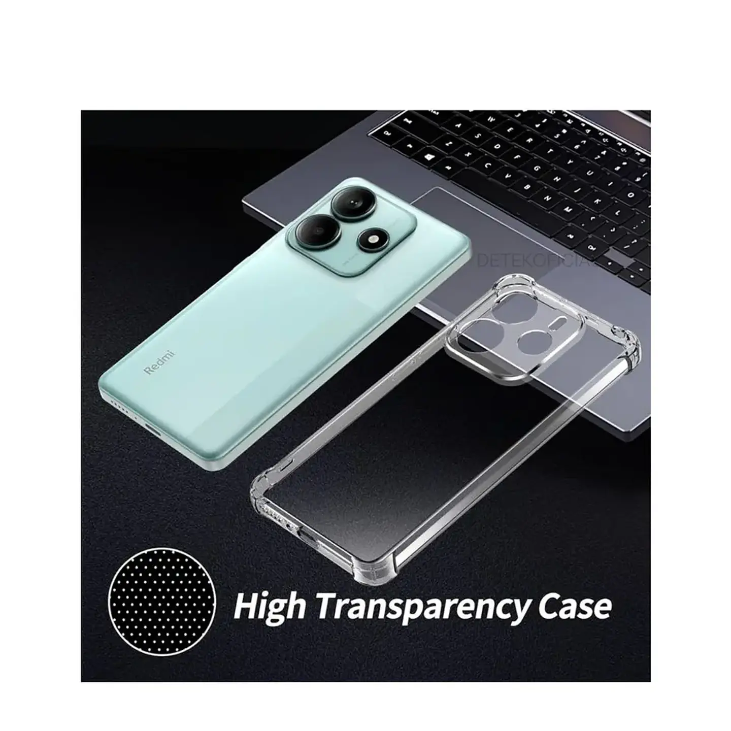 Carcasa Transparente Para Redmi Note 14 5G 3