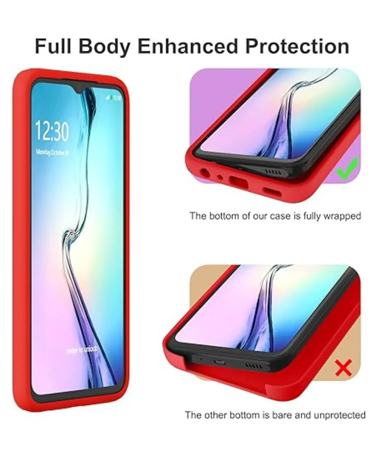 Carcasa Silicona Color Para Samsung A03 Core  12