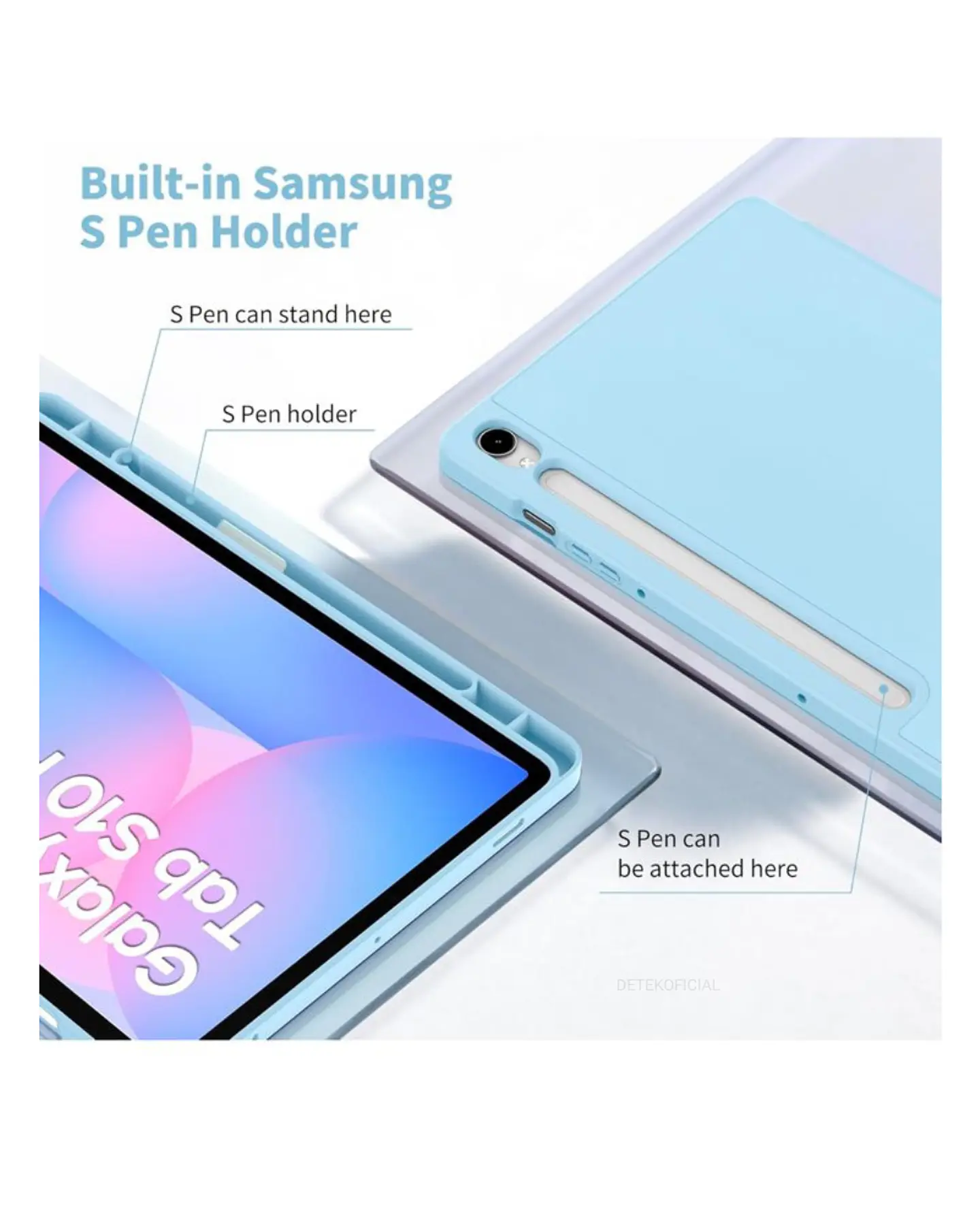  Funda Smart Cover Para Tablet Samsung S10 Fe 10.9