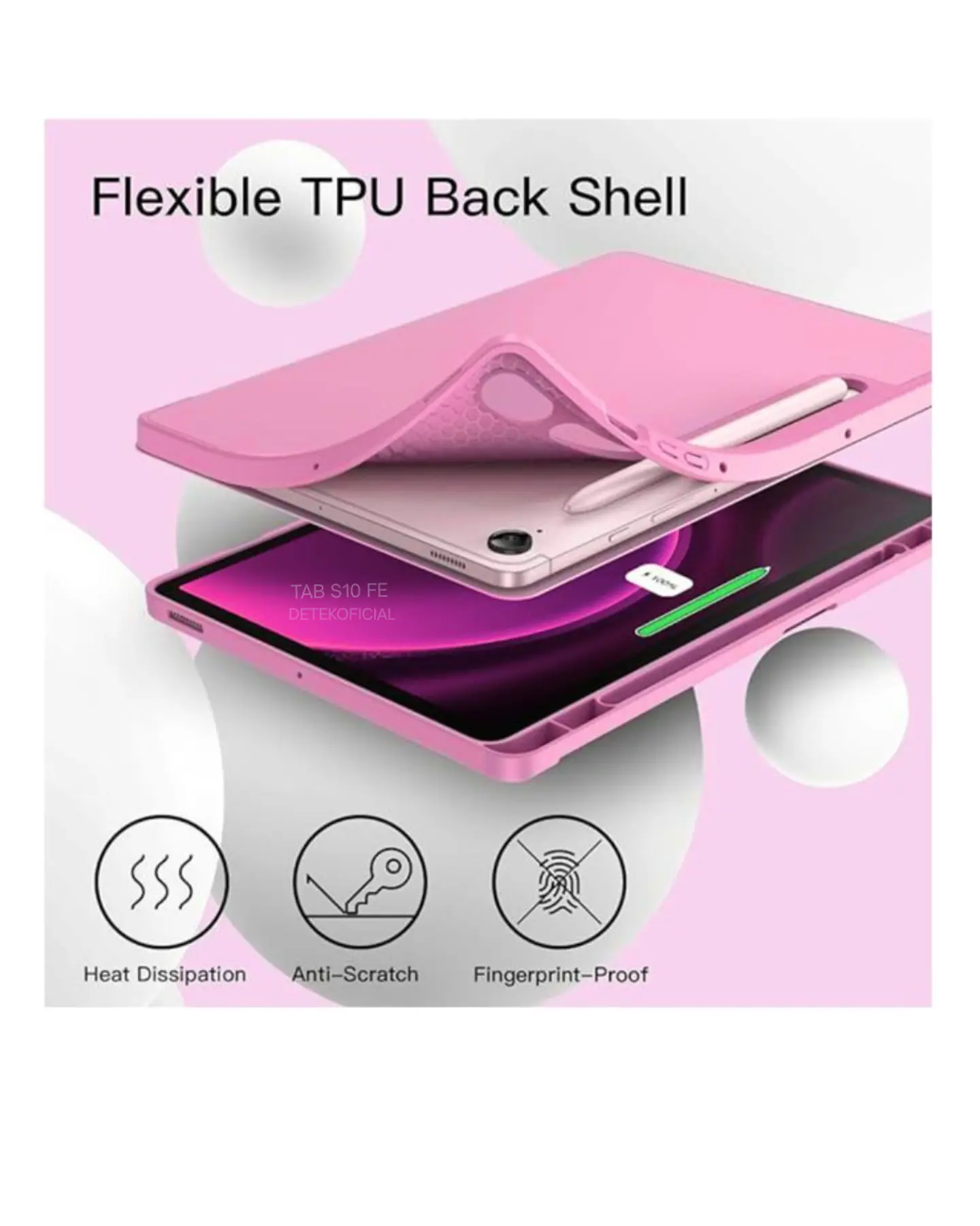  Funda Smart Cover Para Tablet Samsung S10 Fe 10.9