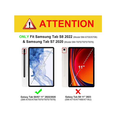 Funda Smart Cover Para Tablet Samsung S7 / S8 11"