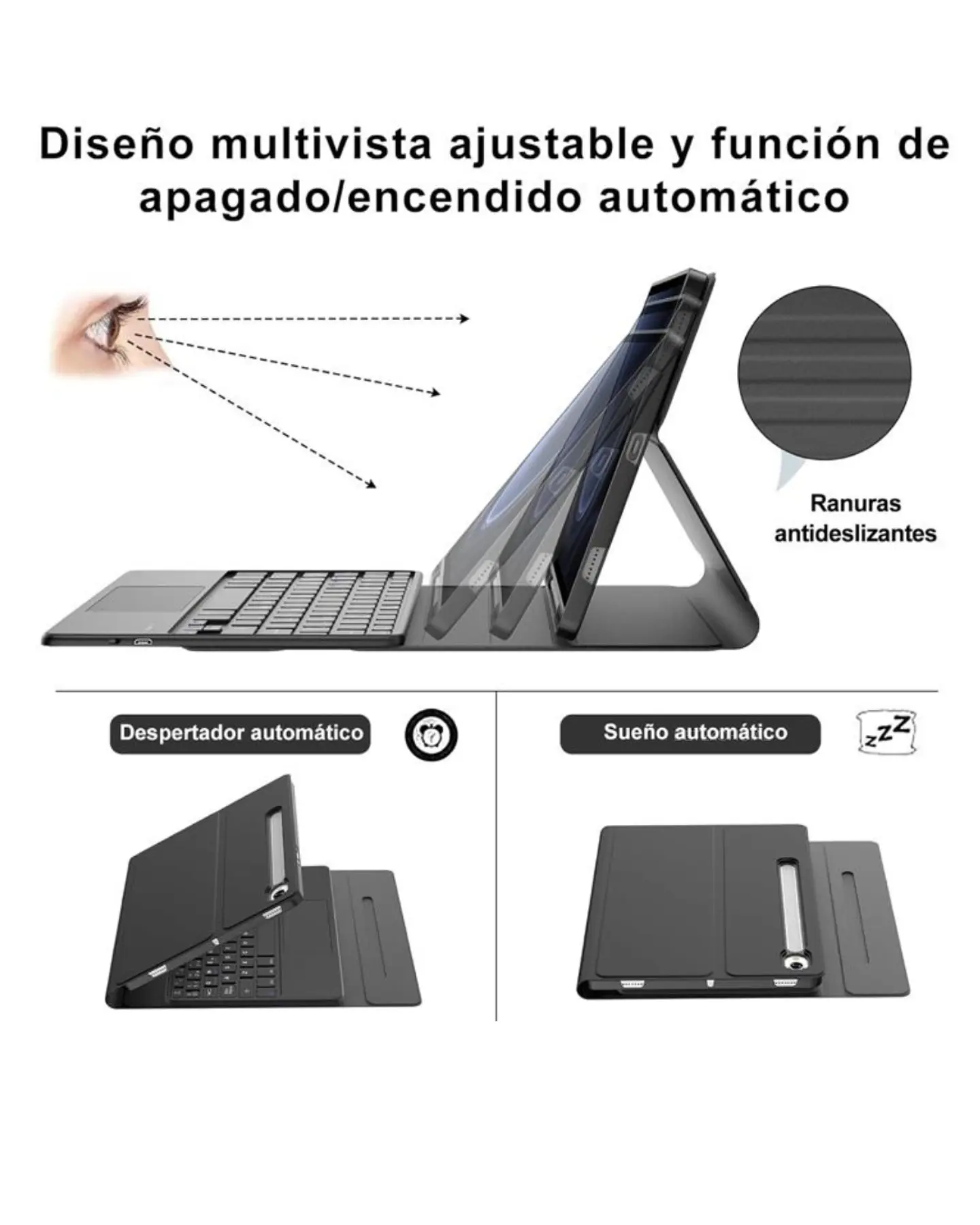 Funda Con Teclado Español Touchpad Para Samsung S10 Fe 10.9 5