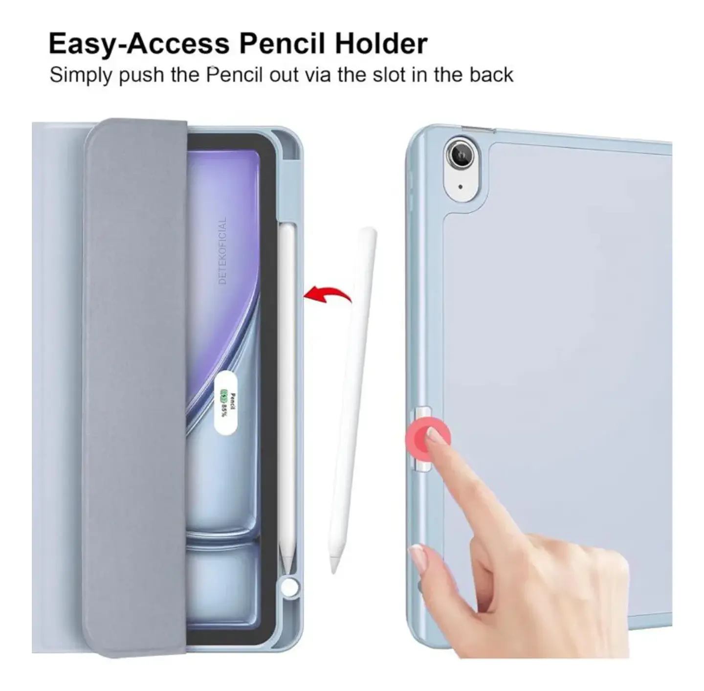 Funda Smart Cover Con Ranura Para iPad Air 11 M2 2024 4