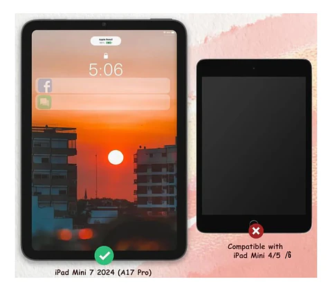 Funda Smart Cover Con Ranura Para iPad Mini 7 2024