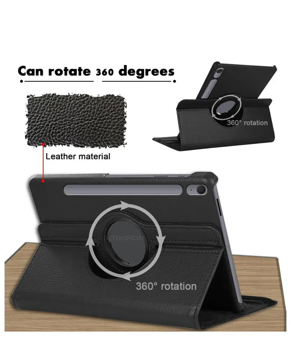 Funda 360 Giratoria Para Samsung Galaxy Tab S10 Fe X520 10.9