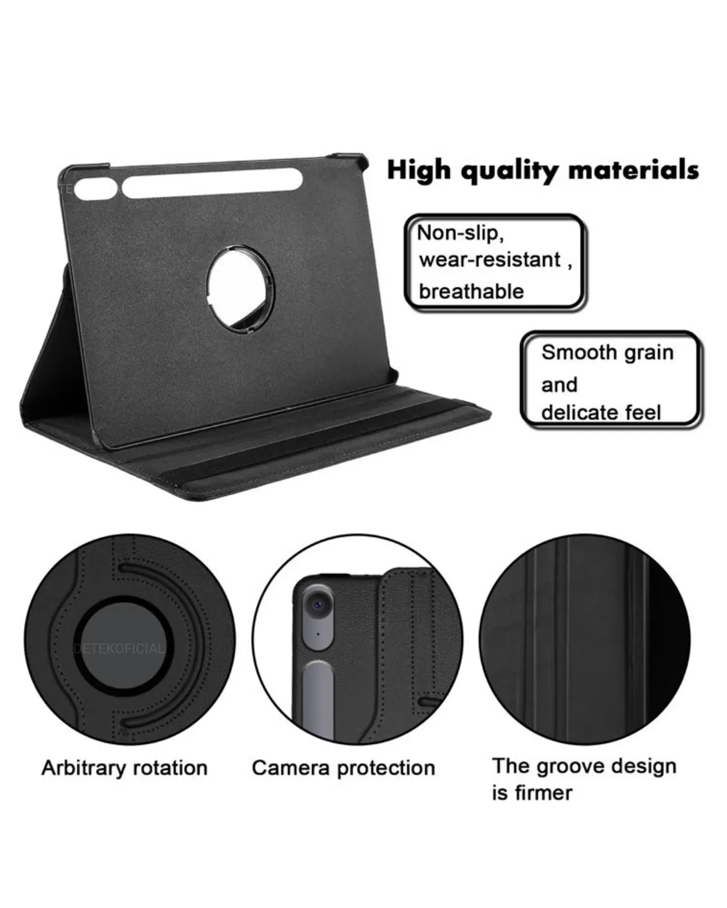 Funda 360 Giratoria Para Samsung Galaxy Tab S10 Fe X520 10.9