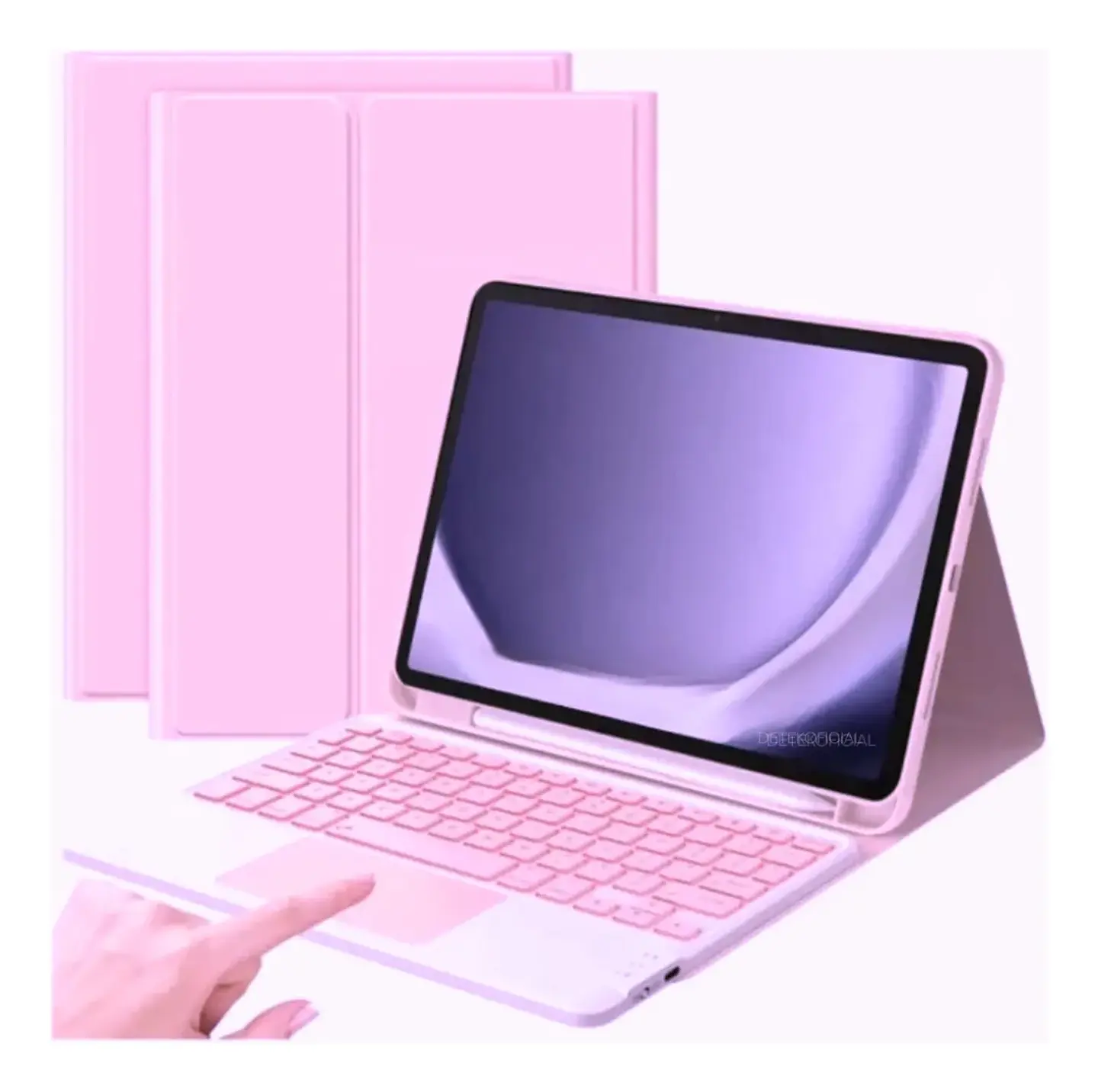 Funda Con Teclado Español Touchpad Para Samsung Galaxy Tab A9(+) Plus 11 12