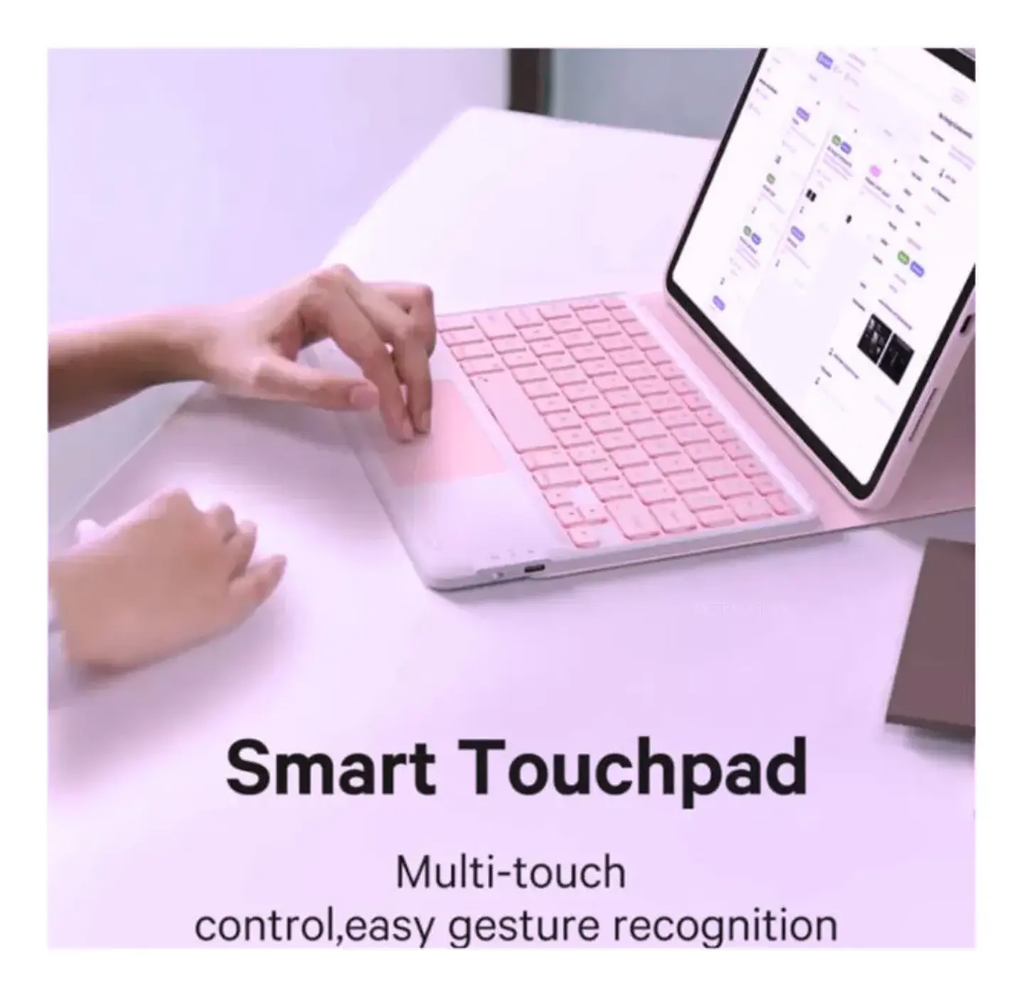 Funda Con Teclado Español Touchpad Para Samsung Galaxy Tab A9(+) Plus 11 15