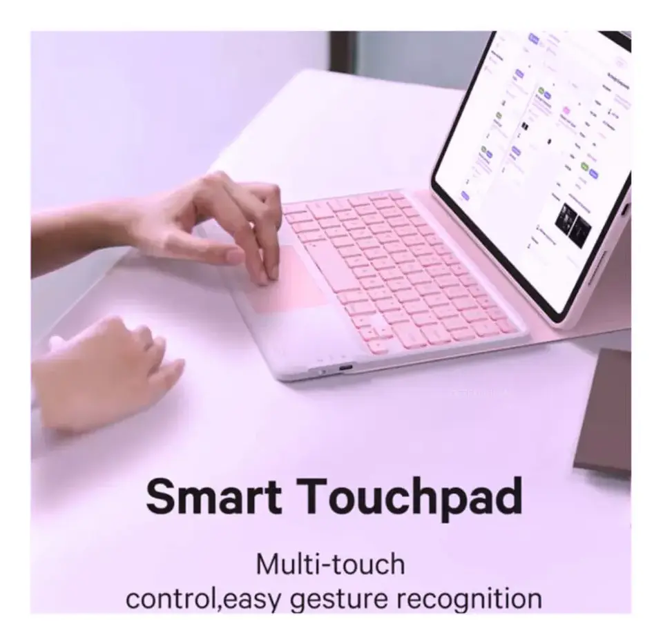 Funda Con Teclado Español Touchpad Para Samsung Galaxy Tab A9(+) Plus 11 15