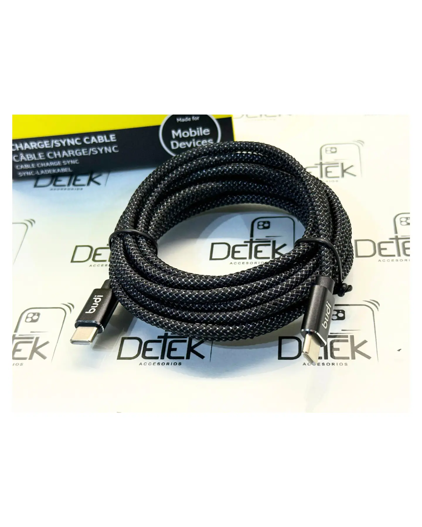 Cable Para iPhone Android Reforzado 3m Carga Rápida 65w 3