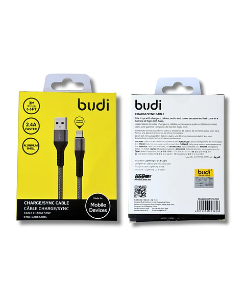Cable Para iPhone Usb - Lightning Reforzado 2m Carga Rapida