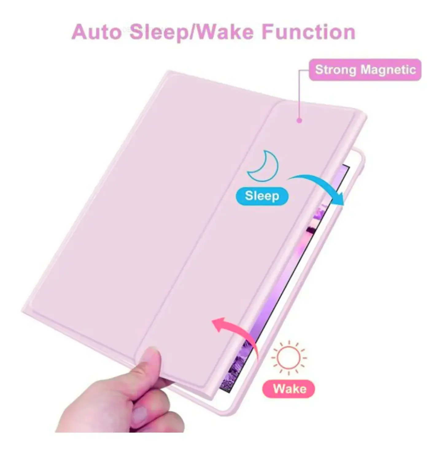 Funda Con Teclado Español Touchpad Para Samsung S6 Lite 10.4 8