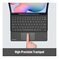 Funda Con Teclado Español Touchpad Para Samsung S6 Lite 10.4 - Miniatura 5