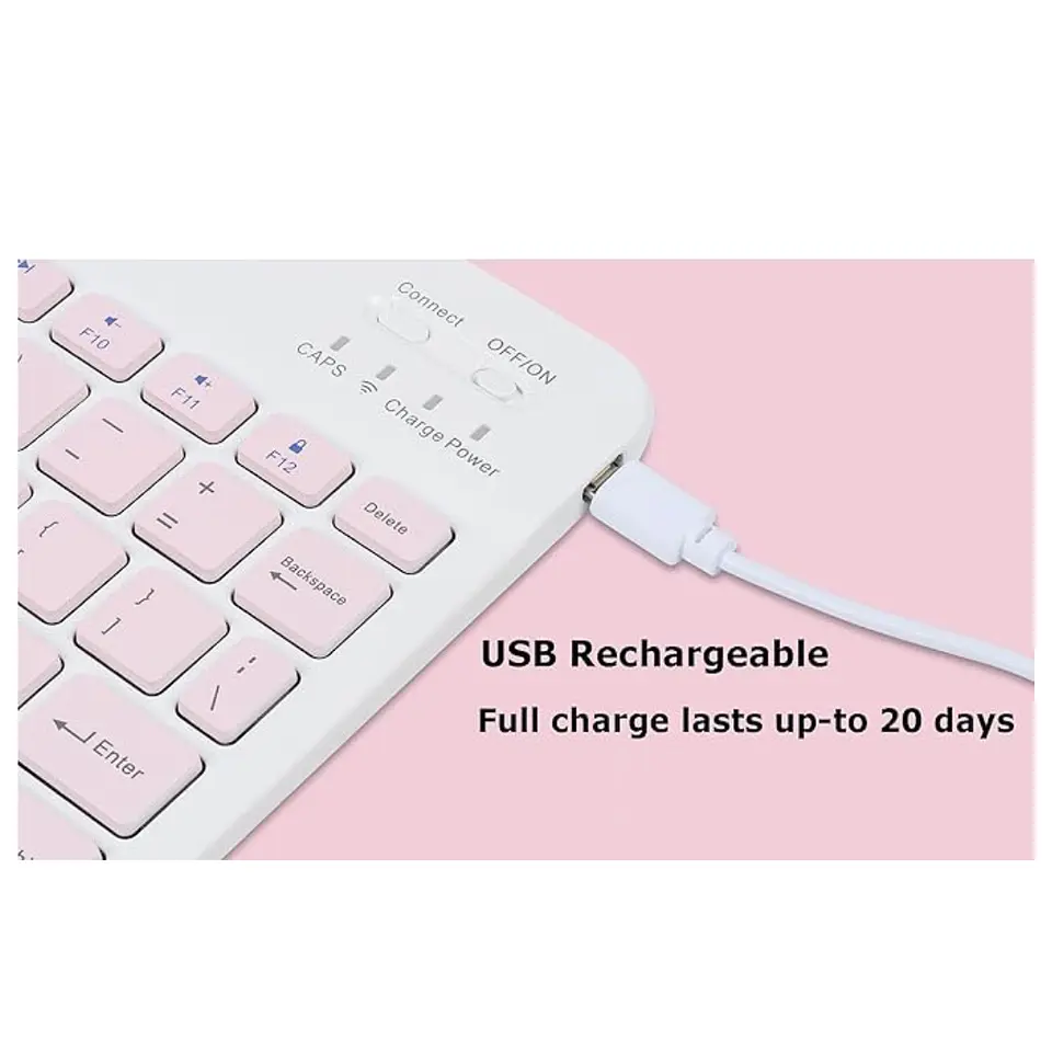 Teclado Bluetooth Inalámbrico 11 pulgadas Español Para iPad/Tablet/iPhone 10