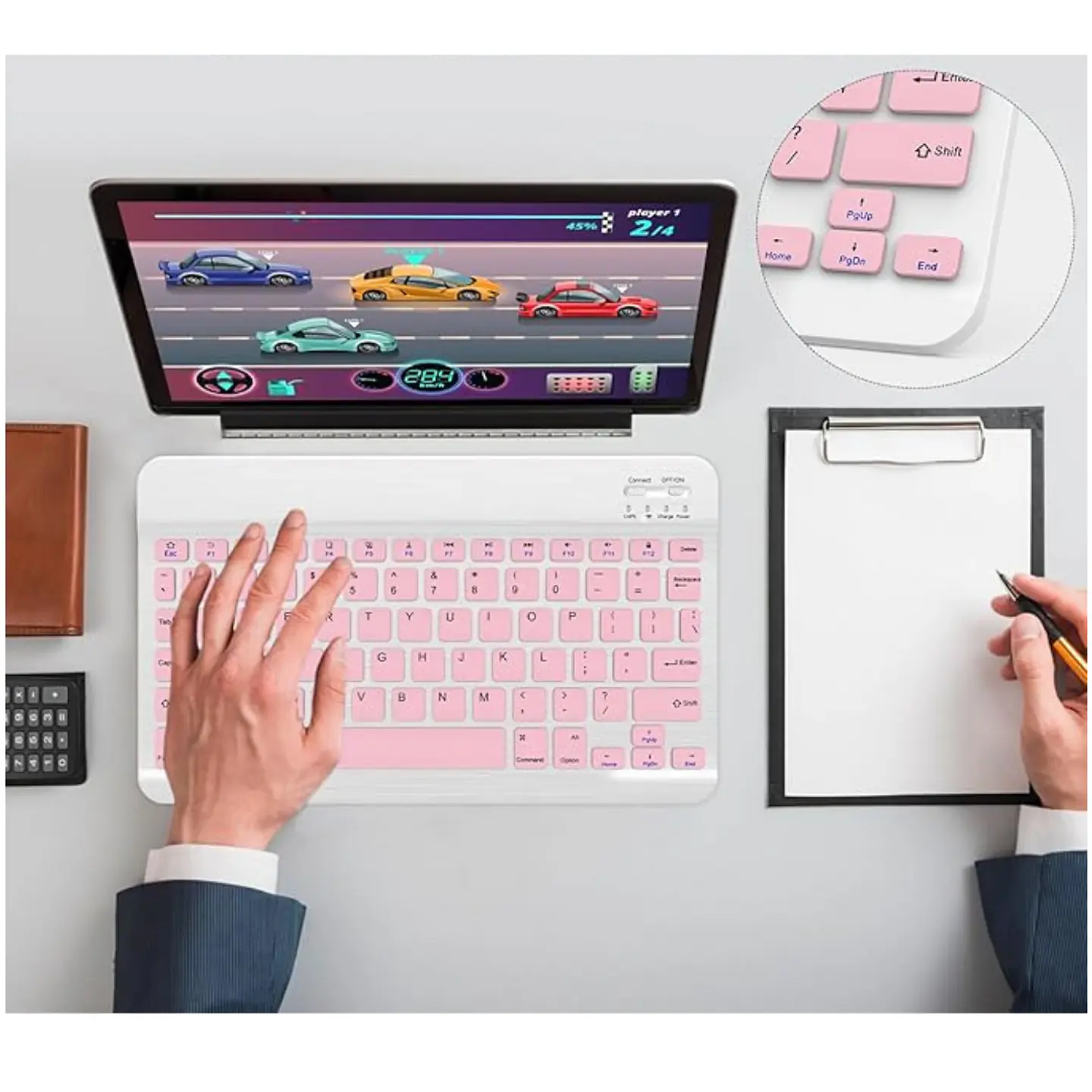 Teclado Bluetooth Inalámbrico 11 pulgadas Español Para iPad/Tablet/iPhone 11
