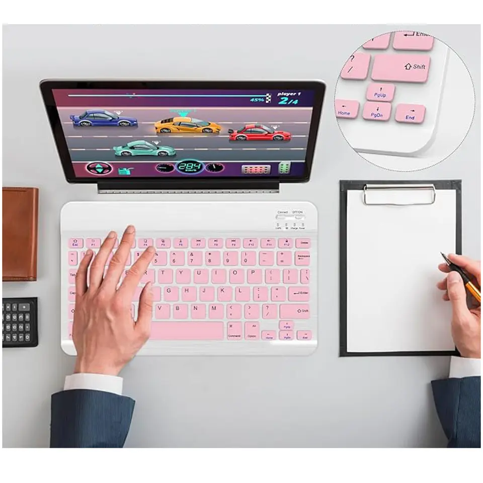 Teclado Bluetooth Inalámbrico 11 pulgadas Español Para iPad/Tablet/iPhone 11
