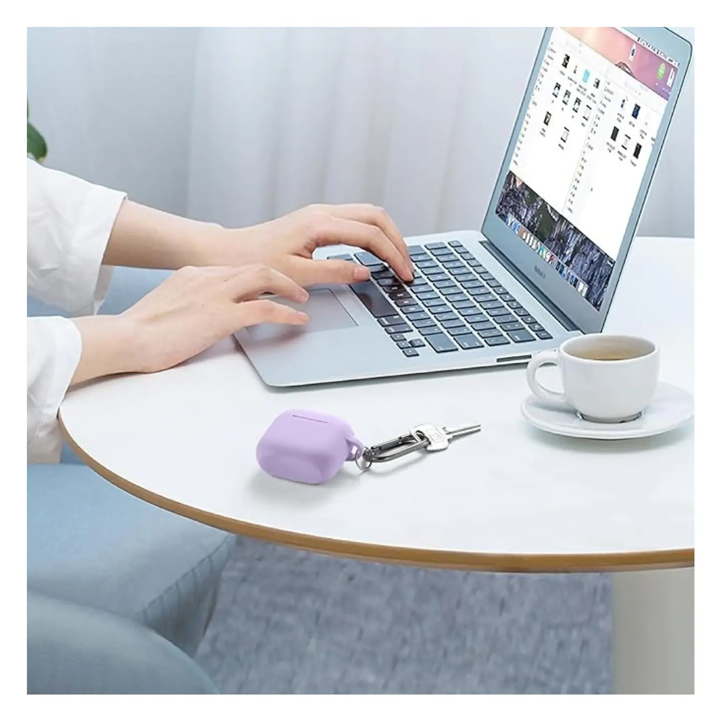 Funda Silicona para Airpods 4  8