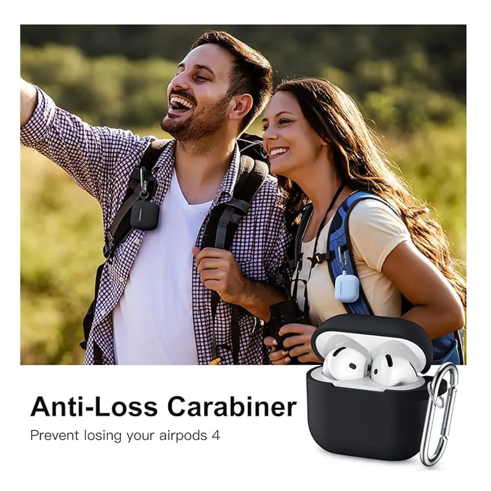 Funda Silicona para Airpods 4  6