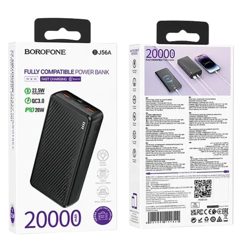 Power Bank 20000 MAH Carga Rápida de 20W  1