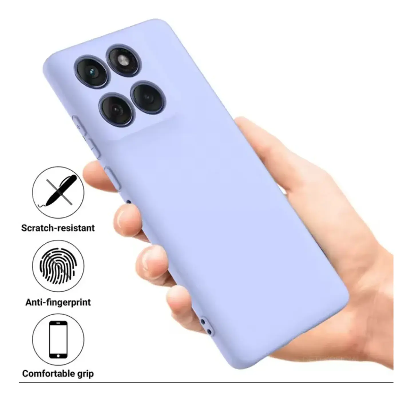 Carcasas Silicona Color Para Motorola Edge 60 5g 18