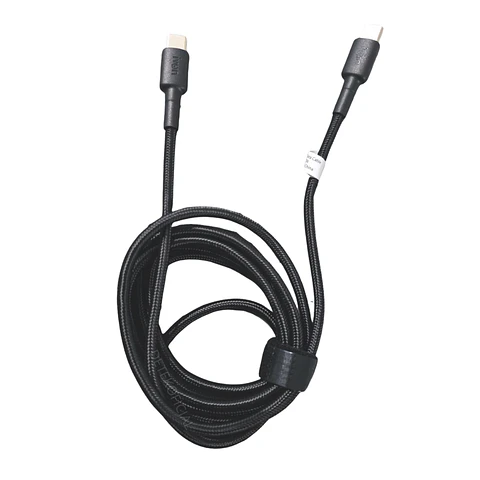 Cable Reforzado Usb C a Usb C Carga Rápida de 1.80 Metros