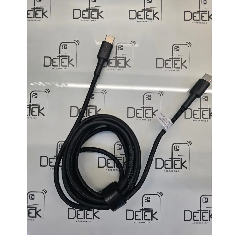 Cable Reforzado Usb C a Usb C Carga Rápida de 1.80 Metros 5