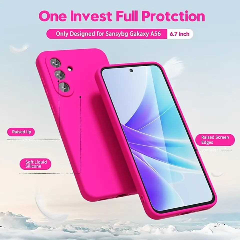 Carcasas Silicona Color Para Samsung Galaxy A56 8