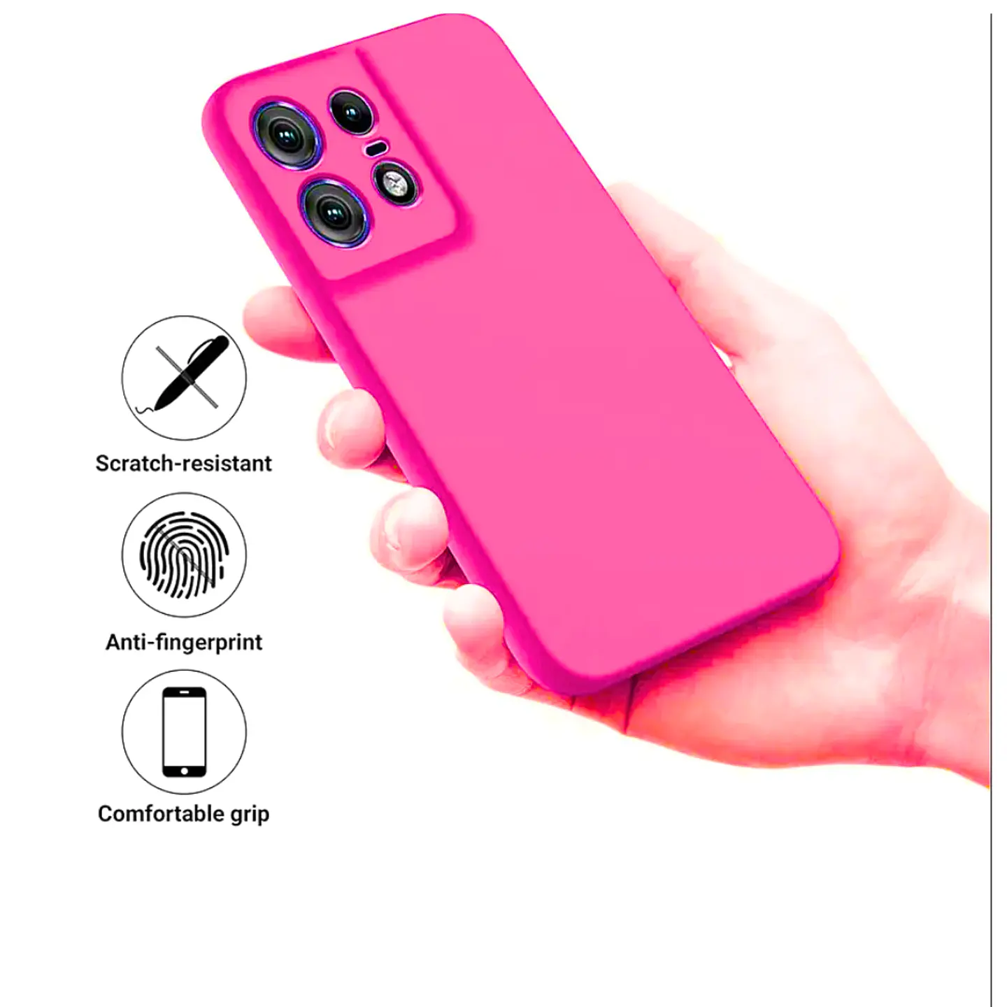 Carcasas Silicona Color Para Motorola Edge 50 Pro  27