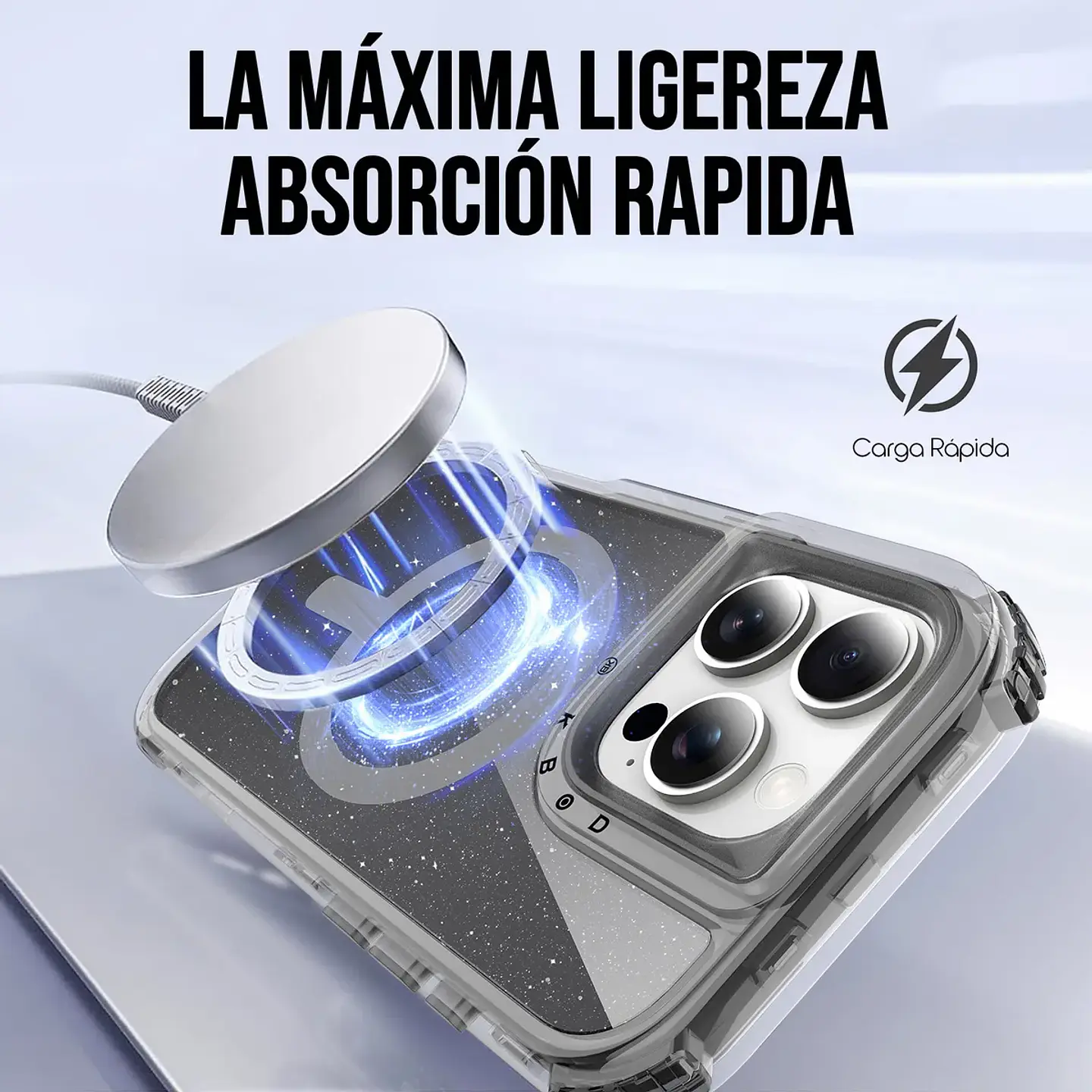 Carcasa KBOD Triple Protección Magnética para iPhone 15 Pro Max  10
