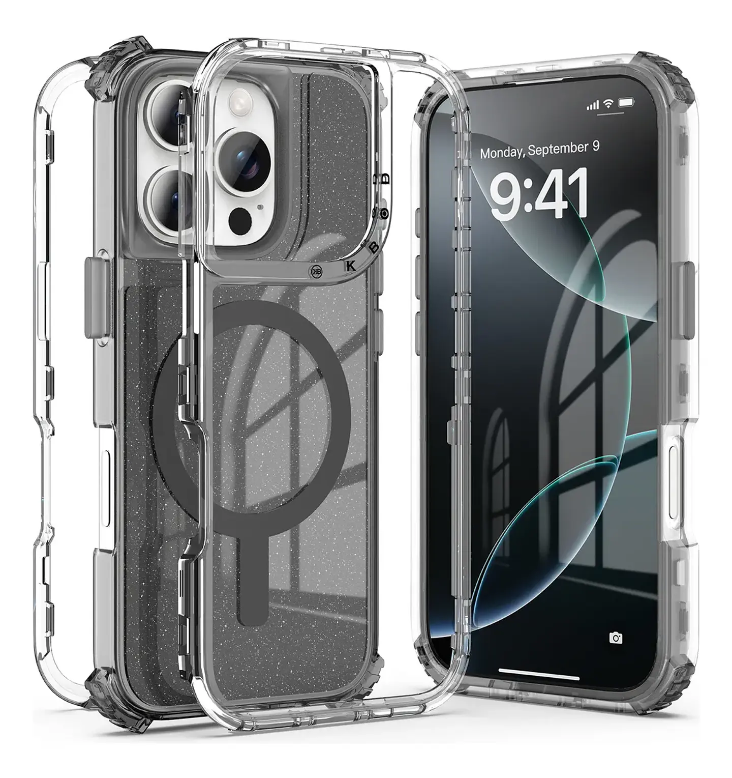 Carcasa KBOD Triple Protección Magnética para iPhone 15 Pro Max  8