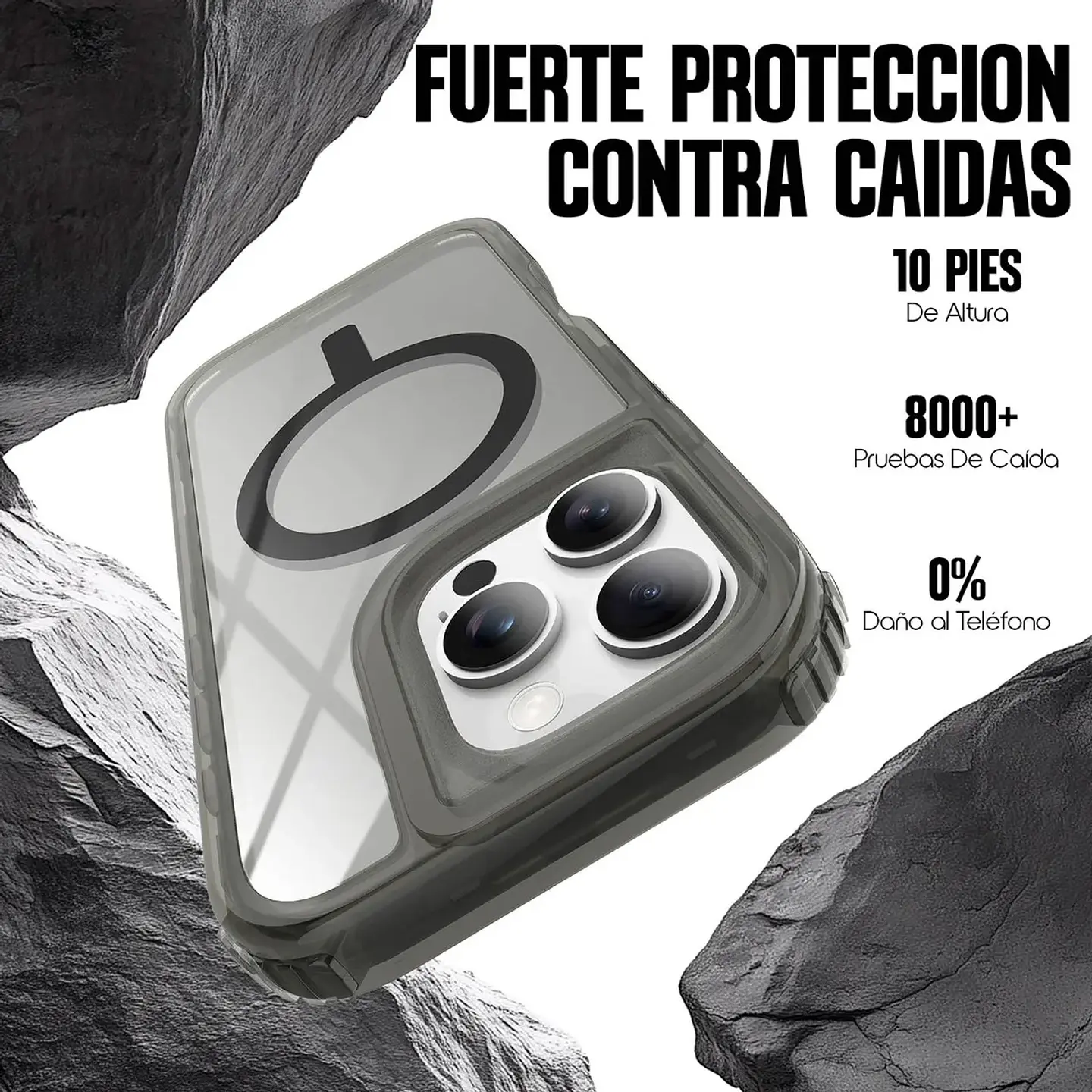 Carcasa KBOD Triple Protección Magnética para iPhone 14 Pro Max  4