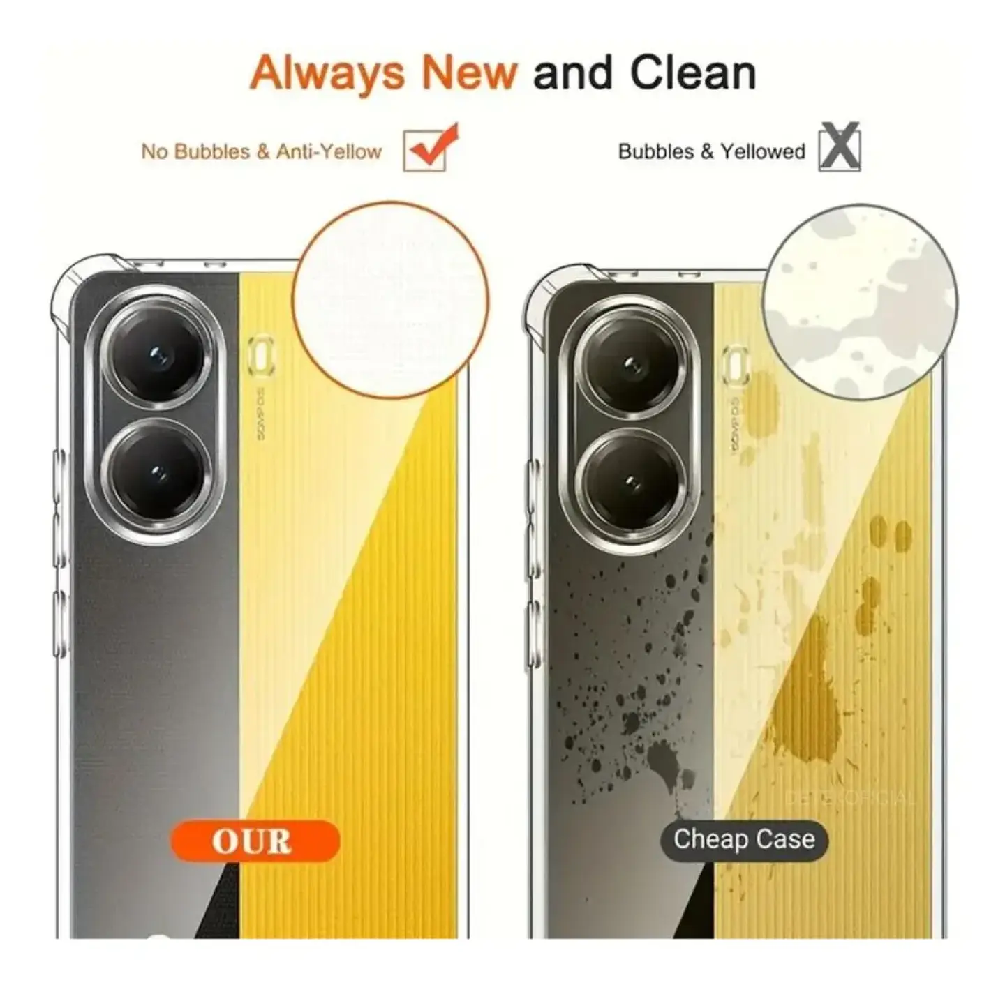 Carcasa Transparente Para Xiaomi Poco X7 Pro 5g  4