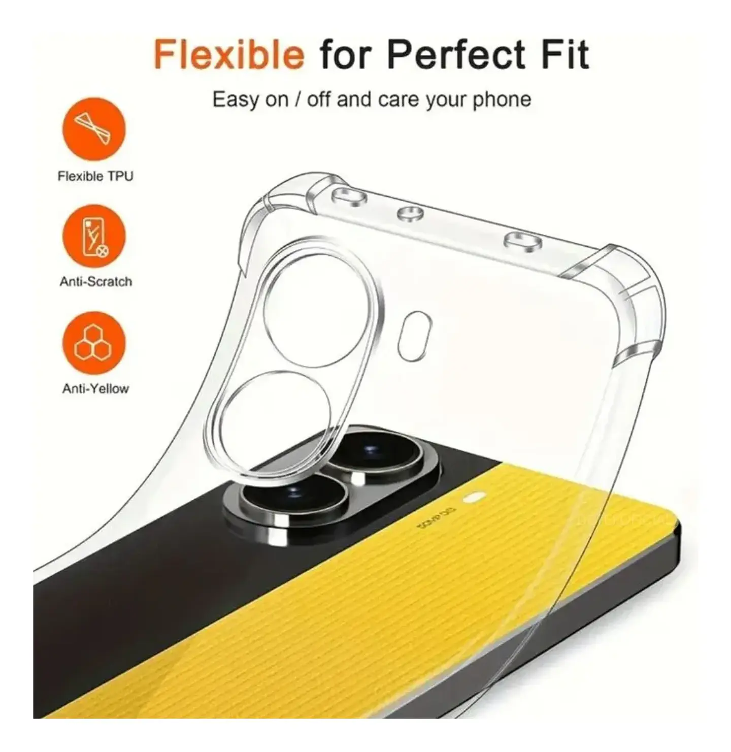 Carcasa Transparente Para Xiaomi Poco X7 Pro 5g  5