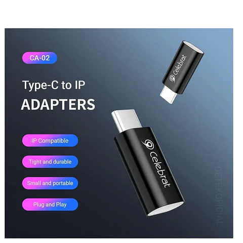 Adaptador OTG LIGHTNING a Tipo C para (Iphone /Ipad ) de 2A 480MB/S