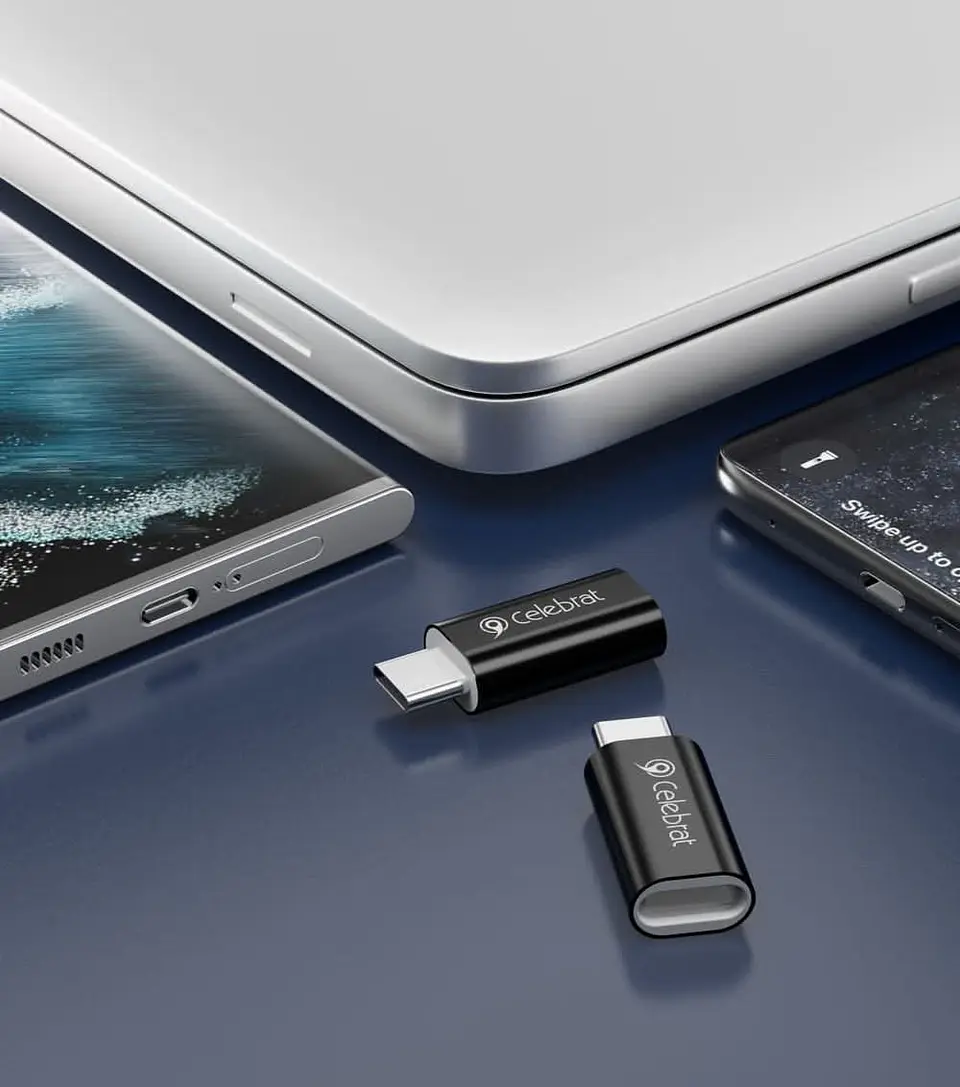 Adaptador OTG LIGHTNING a Tipo C para (Iphone /Ipad ) de 2A 480MB/S 4