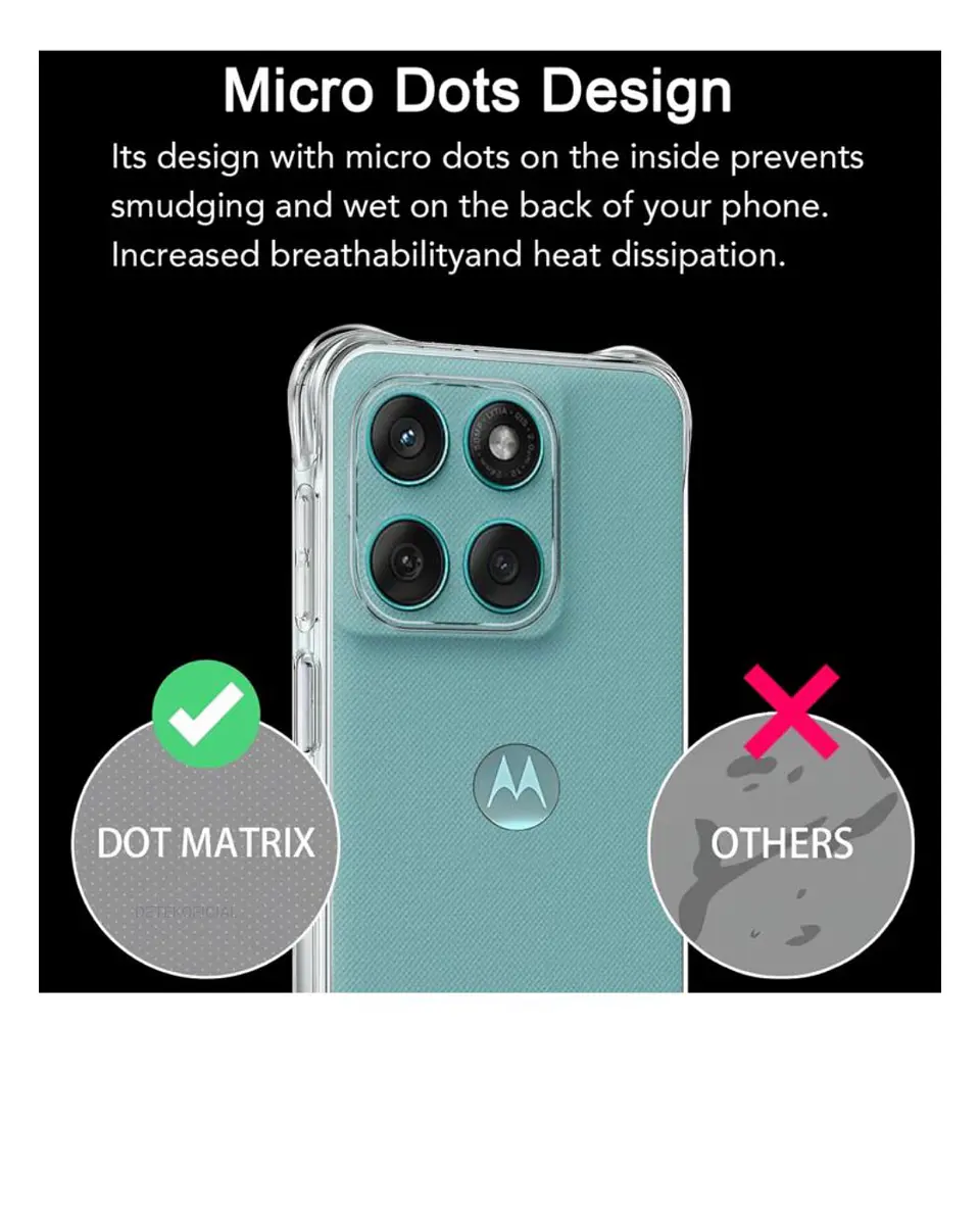 Carcasa Transparente Para Motorola Edge 60 Fusion  6