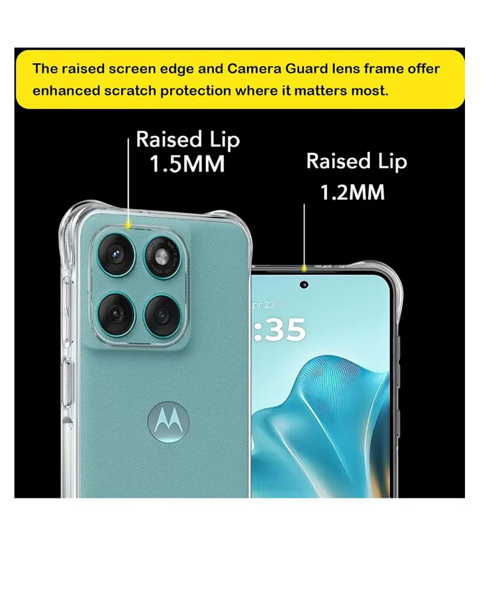 Carcasa Transparente Para Motorola Edge 60 Fusion  5