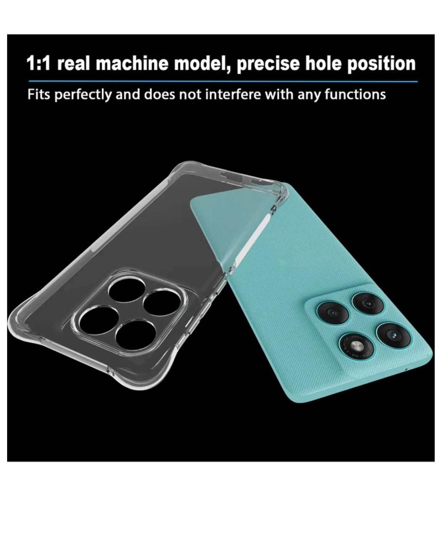 Carcasa Transparente Para Motorola Edge 60 Fusion  4
